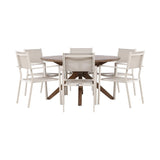Rosario spisebord- Ø140 + Copacabana Venture Design Spisegruppe