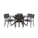 Rosario Rund Dining Set Venture Design Spisegruppe