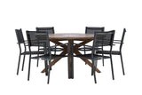 Rosario Rund Dining Set Venture Design Spisegruppe