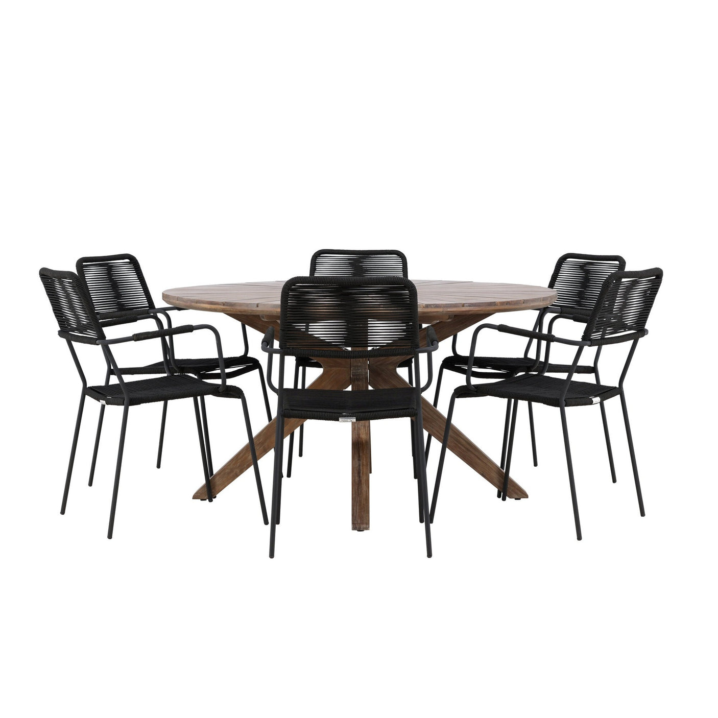 Rosario Rund Dining Set Venture Design Spisegruppe