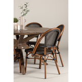 Rosario spisebord- Ø140 +Guarda Caféstol Venture Design Spisegruppe