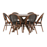 Rosario spisebord- Ø140 +Guarda Caféstol Venture Design Spisegruppe