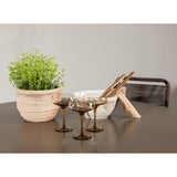 Santa Fe Spisebord ø120 Roasty + Lindos spisestoler Venture Design Spisegruppe