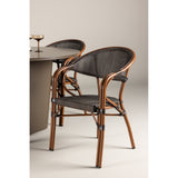 Santa Fe Spisebord ø120 Roasty + Vila Real Caféstol Venture Design Spisegruppe