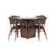 Santa Fe Spisebord ø120 Roasty + Vila Real Caféstol Venture Design Spisegruppe