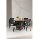 Santa Fe spisebord ø120 Roasty + Copacabana Venture Design Spisegruppe