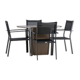 Santa Fe spisebord ø120 Roasty + Copacabana Venture Design Spisegruppe