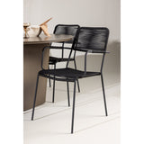 Santa Fe Spisebord ø120 Roasty + Lindos Lenestol Venture Design Spisegruppe