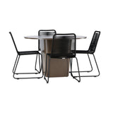 Santa Fe Spisebord ø120 Roasty + Lindos Venture Design Spisegruppe
