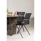 Santa Fe Spisebord ø120 Roasty + Alina spisestoler Venture Design Spisegruppe