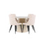 Lanzo Dining Table with Leone Dining Chair Venture Design Spisegruppe