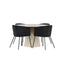 Lanzo Dining Table with Berit Dining Chair Venture Design Spisegruppe