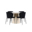Lanzo Dining Table with Modesto Dining Chair Venture Design Spisegruppe
