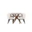 Piazza Dining Table with Agnes Dining Chair Venture Design Spisegruppe