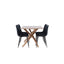 Piazza Dining Table with Polar Dining Chair Venture Design Spisegruppe