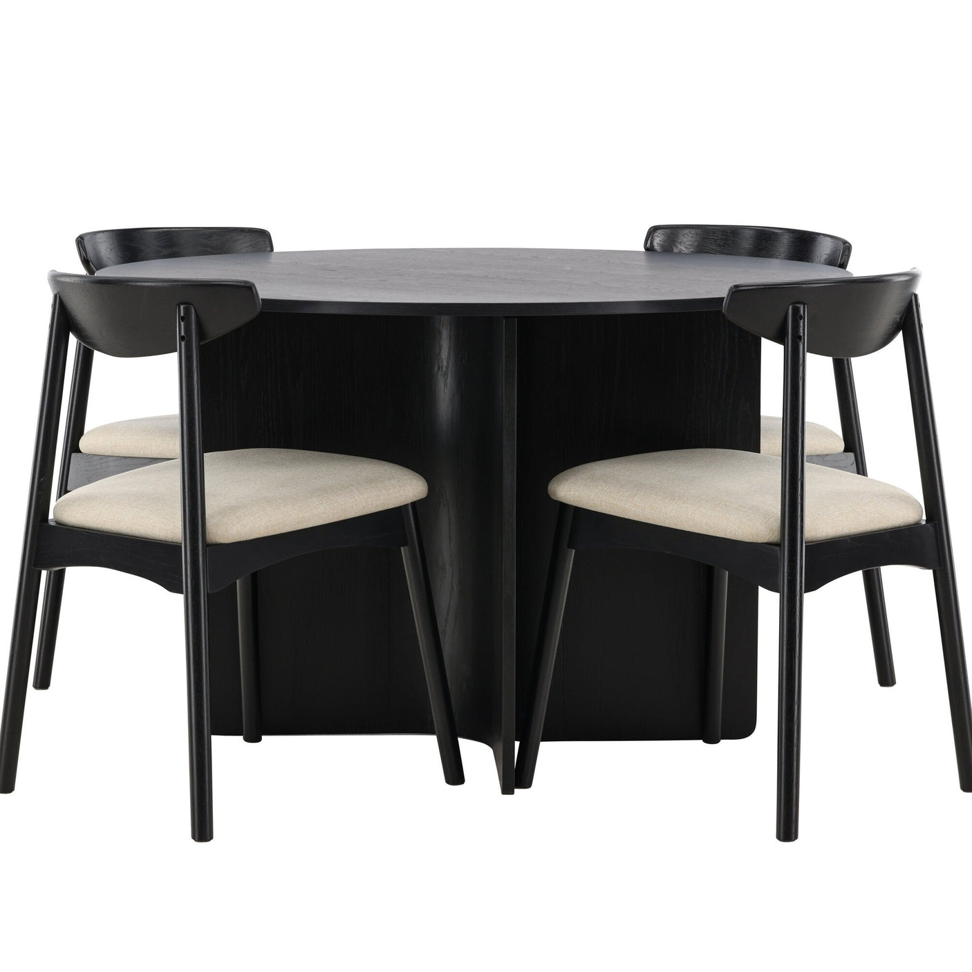 Tabell Tyresö med Stol Ven Venture Design Rundt spisesett