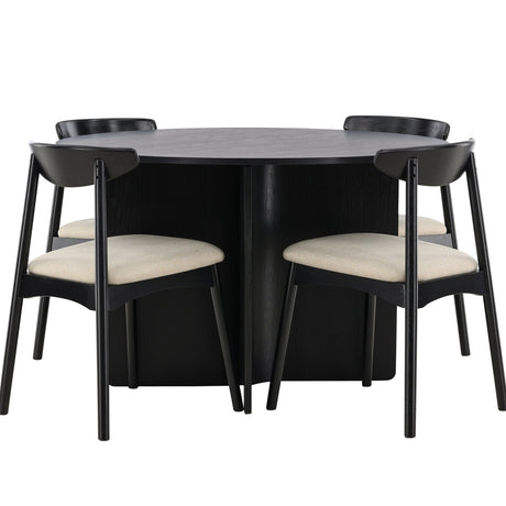 Tabell Tyresö med Stol Ven Venture Design Rundt spisesett