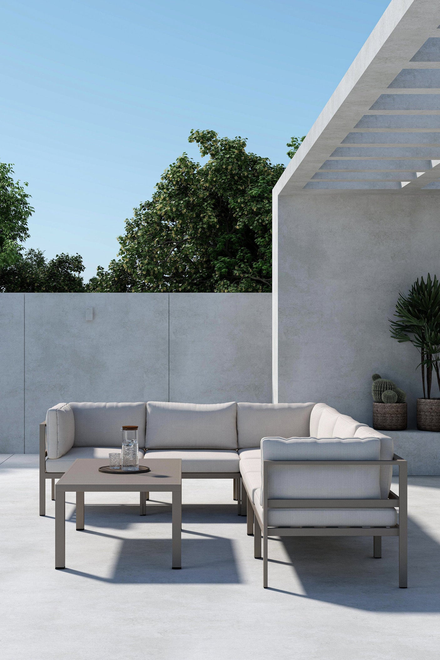 Copacabana Sofa Set 3+3 Venture Design Loungegruppe