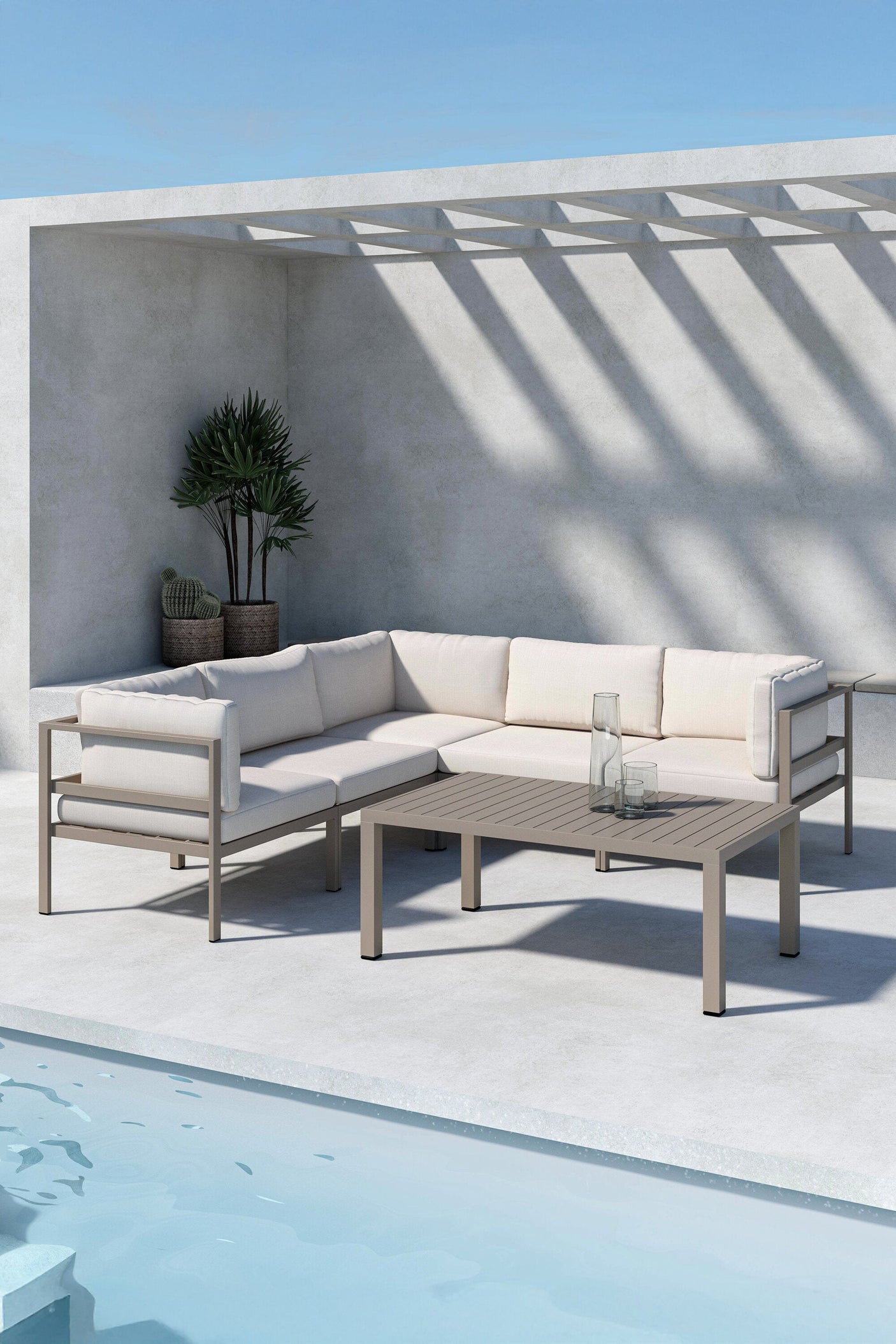 Copacabana Sofa Set 3+2 Venture Design Loungegruppe
