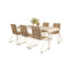 Borneo Dining Set with Chairs Bois Venture Design Spisegruppe