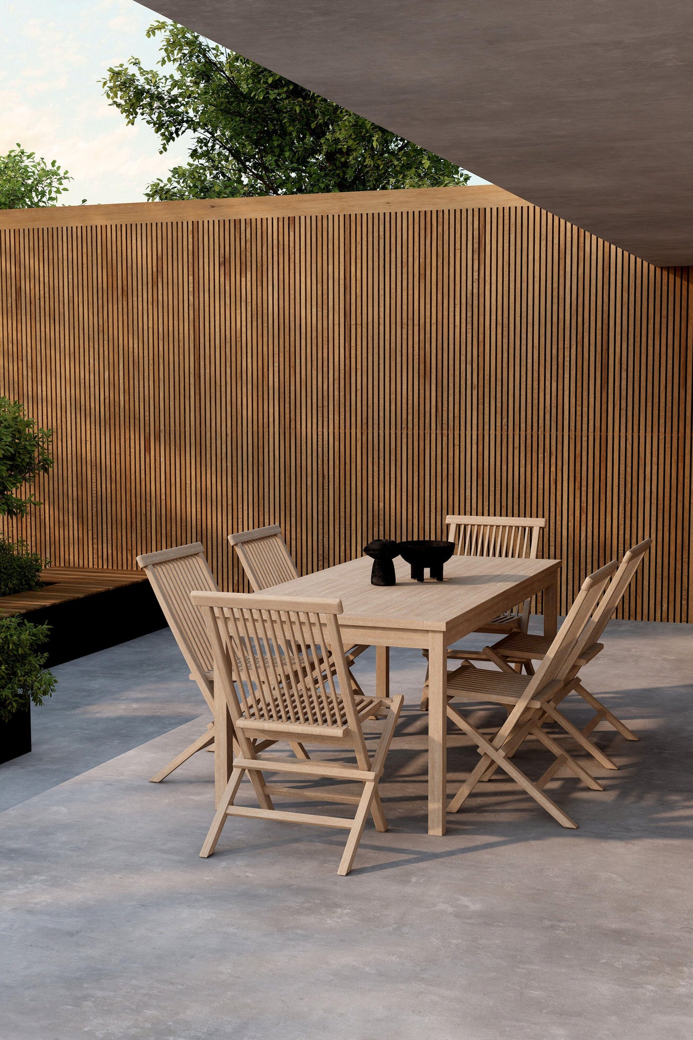 Kenya Dining Set with Chairs Kenya Venture Design Spisegruppe