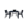 Capo Dining Set with Chairs Copacabana Venture Design Spisegruppe