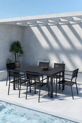 Capo Dining Set with Chairs Copacabana Venture Design Spisegruppe