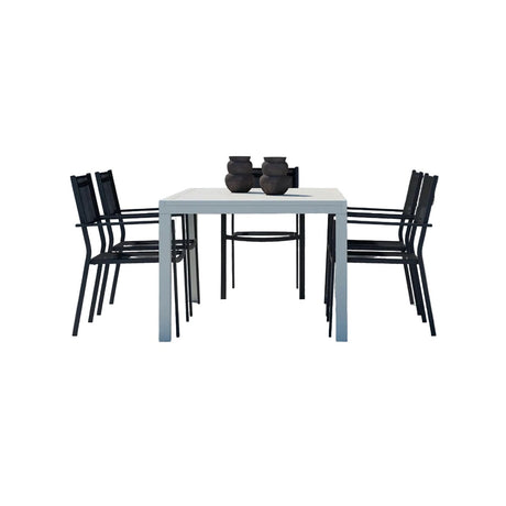 Capo Dining Set with Chairs Copacabana Venture Design Spisegruppe