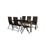 Giardini Dining Set with Chairs Levanzo Venture Design Spisegruppe