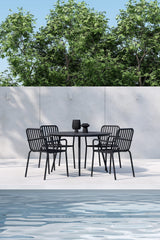 San Vito Dining Set with Chairs Peking Venture Design Spisegruppe