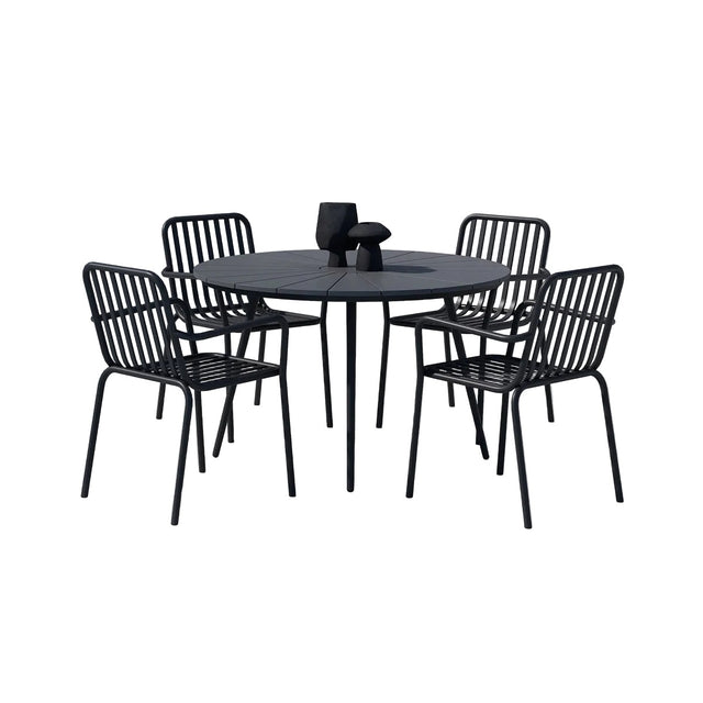 San Vito Dining Set with Chairs Peking Venture Design Spisegruppe