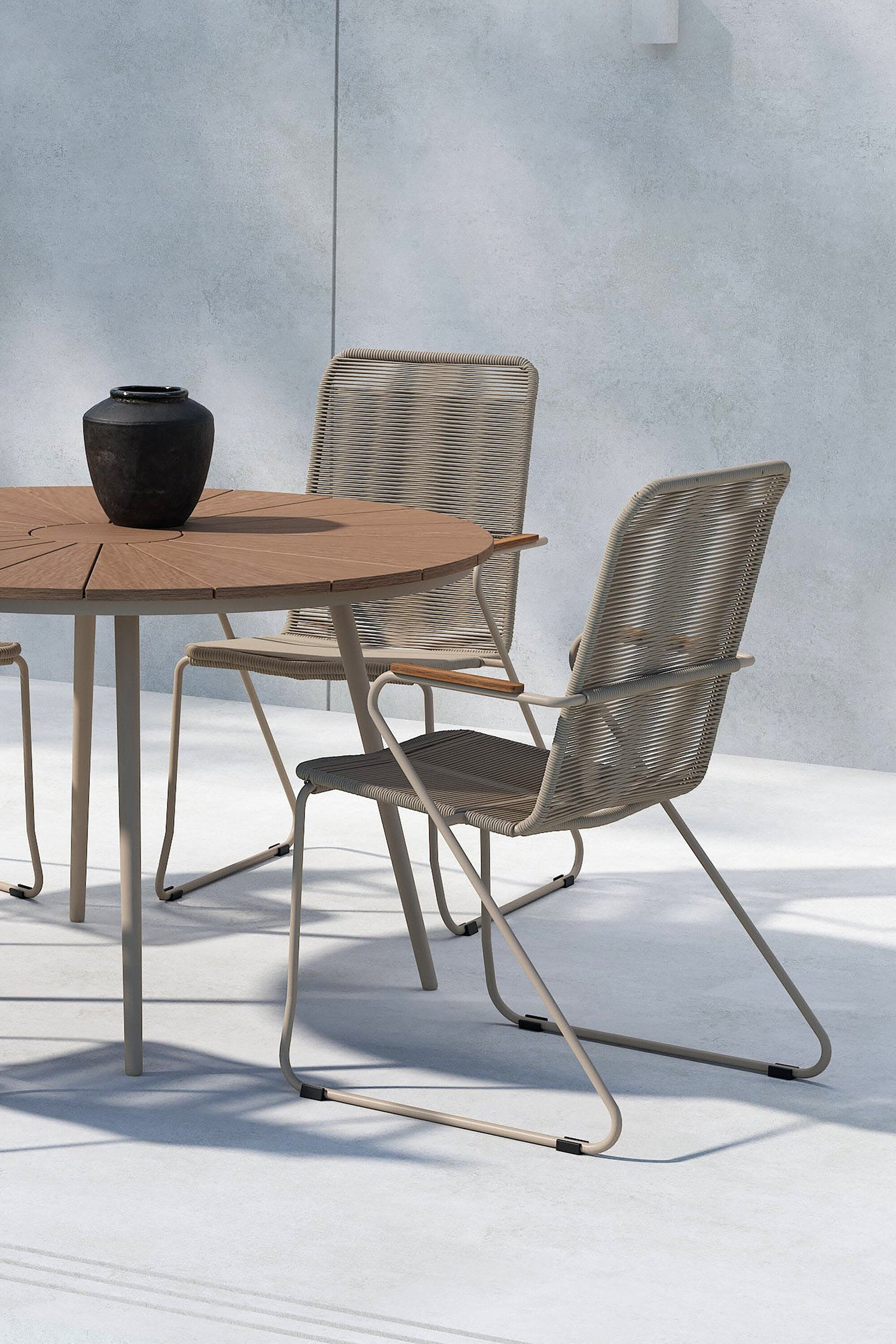 San Vito Dining Set with Chairs Bois Venture Design Spisegruppe