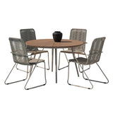 San Vito Dining Set with Chairs Bois Venture Design Spisegruppe