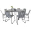 Marbella spisebord Ø140*74+ Lindos spisestoler / Venture Design Spisegruppe