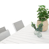 Marbella spisebord 160/240*100*H75 + Copacabana Venture Design Spisegruppe