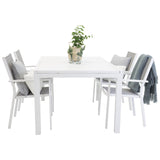 Marbella spisebord 160/240*100*H75 + Copacabana Venture Design Spisegruppe