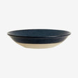 GRAINY dyp keramisk tallerken - ø22 cm - mørkblå Nordal TABLEWARE