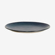 GRAINY lunsjplaten i keramikk - ø21 cm - mørkblå Nordal TABLEWARE