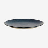 GRAINY lunsjplaten i keramikk - ø21 cm - mørkblå Nordal TABLEWARE
