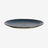 GRAINY lunsjplaten i keramikk - ø21 cm - mørkblå Nordal TABLEWARE