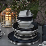 GRAINY den keramiske lunsjplaten - ø21 cm - sand Nordal TABLEWARE