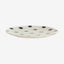 GRAINY Lunsjplaten i keramikk - ø21 cm - sand/blå Nordal TABLEWARE