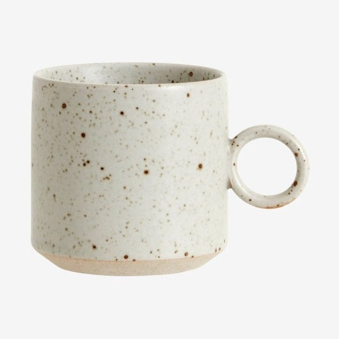 GRAINY keramiske krukker m/hank - h8 cm - sand Nordal TABLEWARE