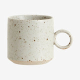 GRAINY keramiske krukker m/hank - h8 cm - sand Nordal TABLEWARE