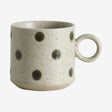 GRAINY keramiske krukker m/hank - h8 cm - sand/grønn Nordal TABLEWARE