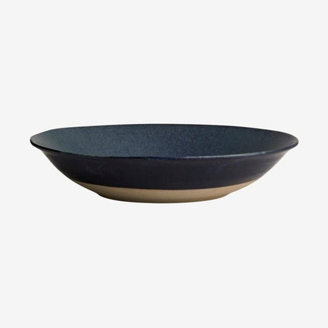 GRAINY salatkål i keramikk - ø34 cm - mørkblå Nordal TABLEWARE