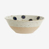 GRAINY keramisk skål - ø15 cm - sand/blå Nordal TABLEWARE