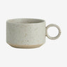 GRAINY keramisk tekopp m/hank - h5,5 cm - sand Nordal TABLEWARE