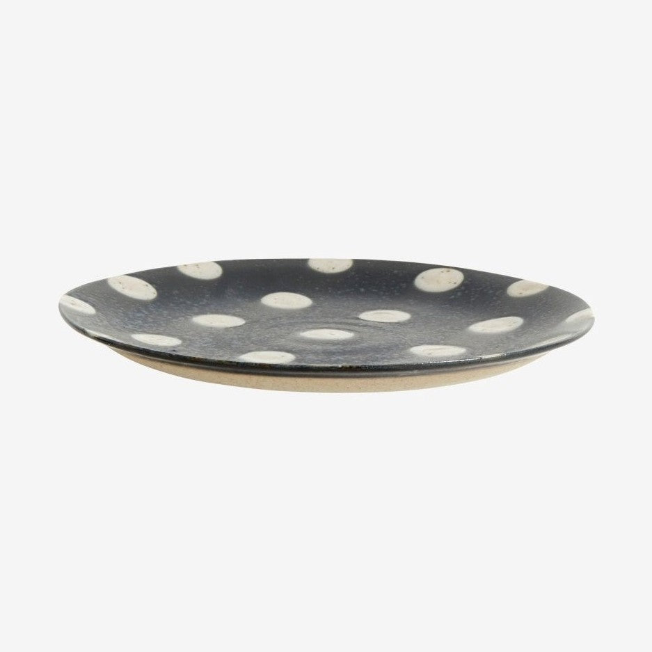 GRAINY underkop / gøteallerken - ø14 cm - mørkblå/sand Nordal TABLEWARE