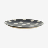 GRAINY underkop / gøteallerken - ø14 cm - mørkblå/sand Nordal TABLEWARE